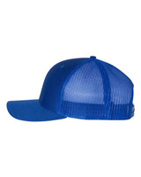 Leather Patch Hat- The Star of Life Royal Blue
