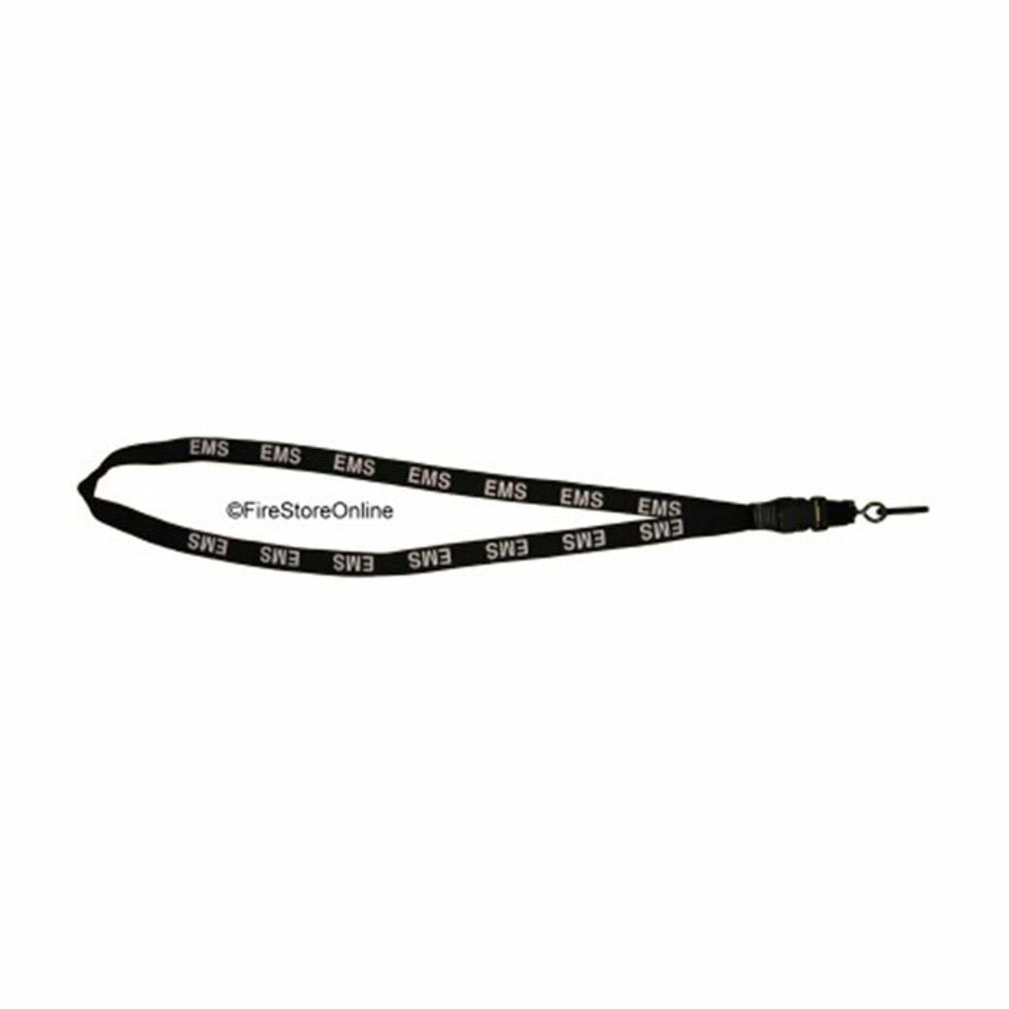 Lanyard - EMS (Black) - Firestoreonline