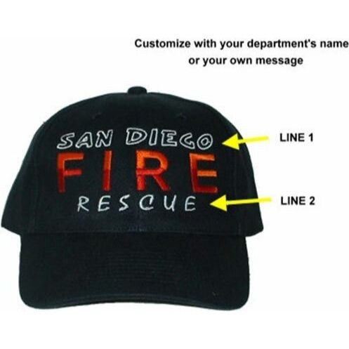Custom Fire Department Hat (Easy Build 