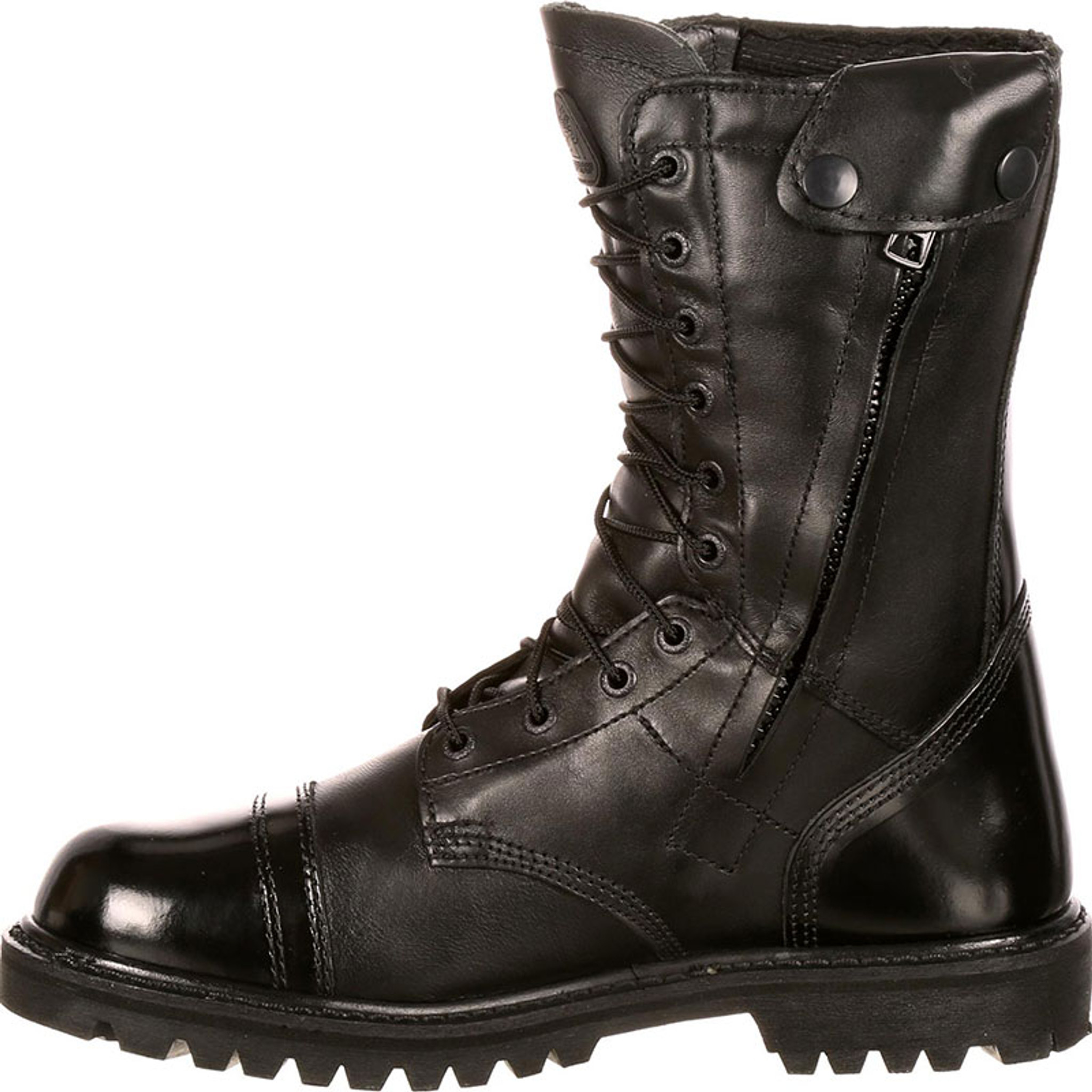 rocky 7 paratrooper side zipper boot