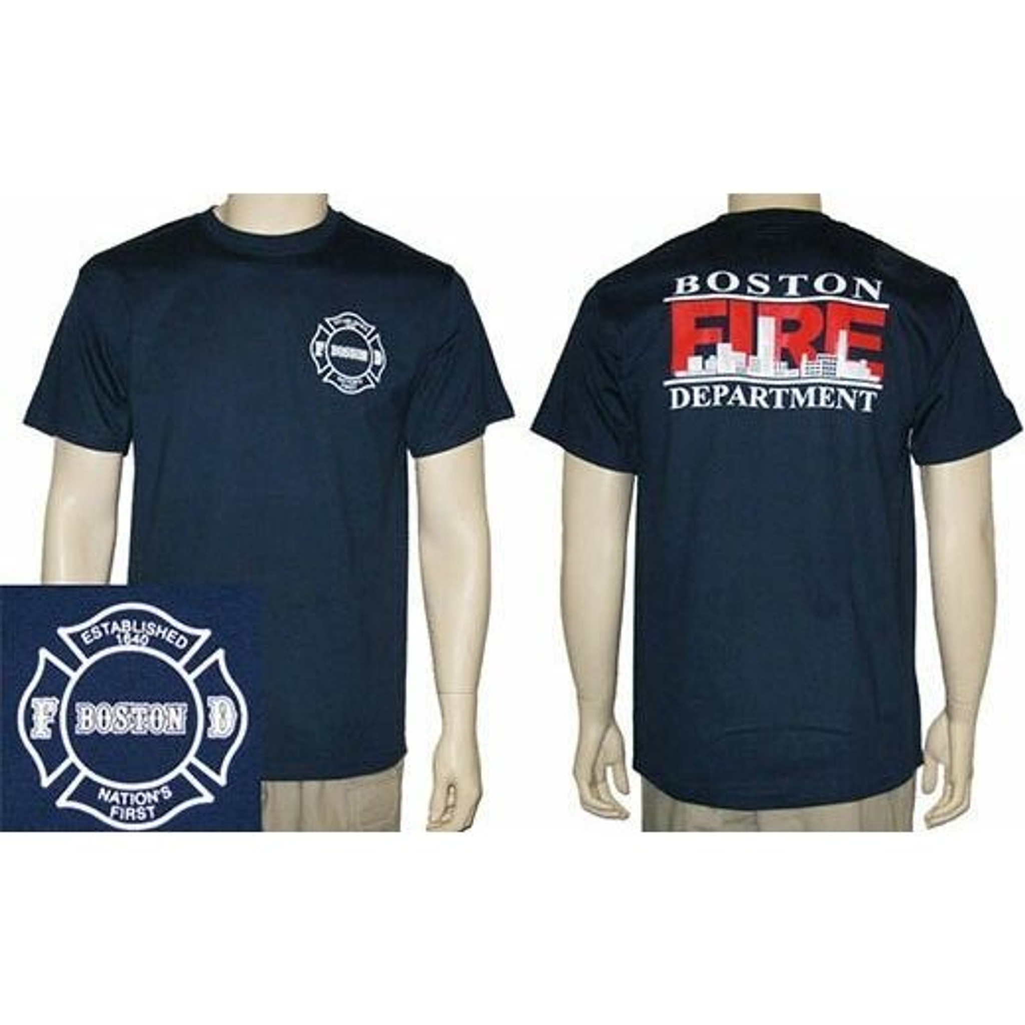 Boston fire dept t shirts for sale clearance