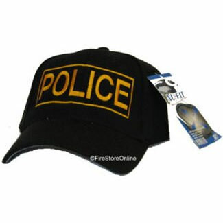 Police Nu-Fit Fitted Hat (Gold 