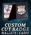 Custom Cut Badge Wallets/Cases