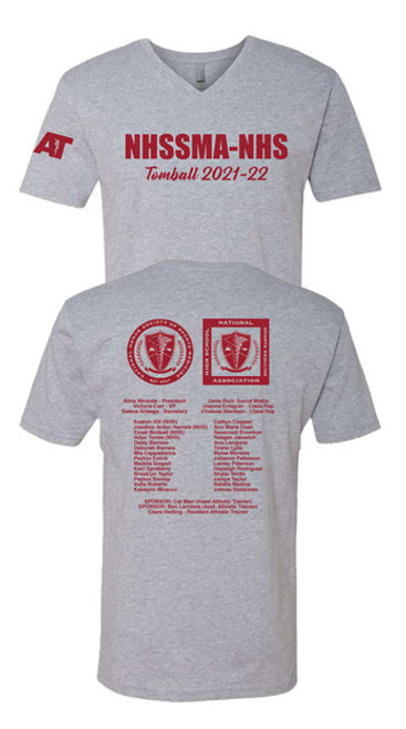 NHSSMA-NHS V-neck UNISEX T-shirt (Next Level) NHSSMA-NHS V-neck UNISEX T-shirt (Next Level)