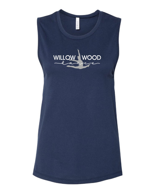 WWJH Dance Women's Muscle Tank Shirt (These are fitted and will run small)