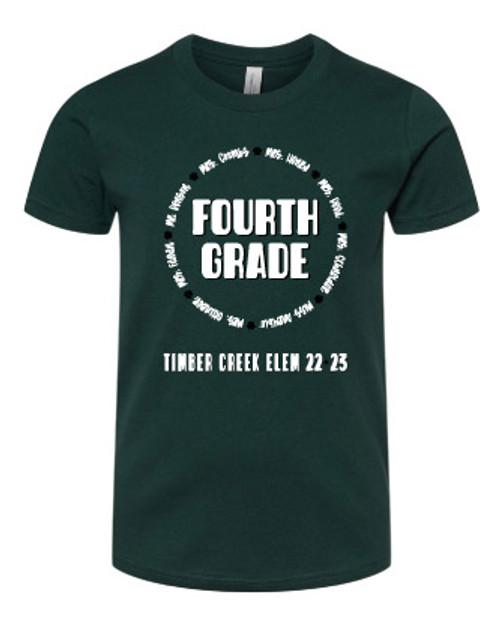 Anrubio 4th Grade Shirt (Forest Green)