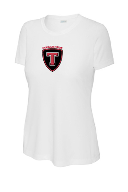 THS Band Ladies white Dri Fit