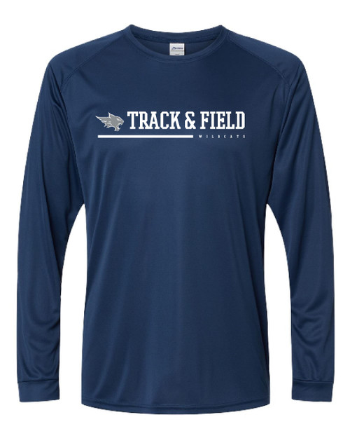 WWJH Track Navy Long Sleeve DRI FIT Shirt (Paragon)