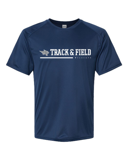 WWJH Track Navy Short Sleeve DRI FIT Shirt (Paragon)