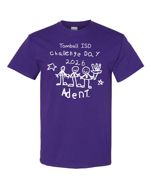 Tomball High School Purple T-shirt (Gildan)