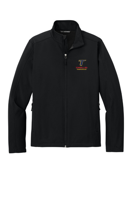 TISD Transportation Black Jacket with Full Color Logo