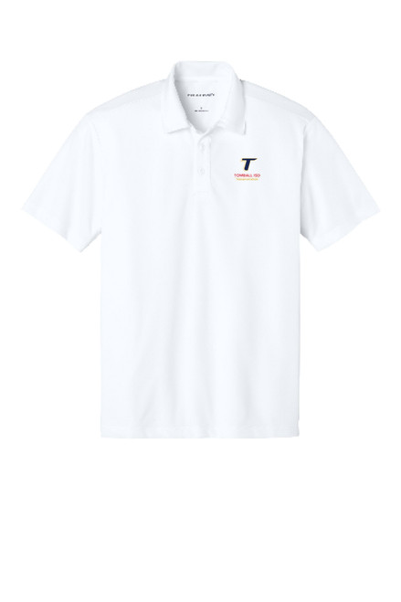 TISD Transportation White Polo with Color Logo