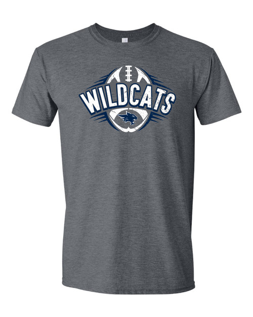 WWJH Football Dark Grey Cotton T-shirt (Gildan Softstyle)
