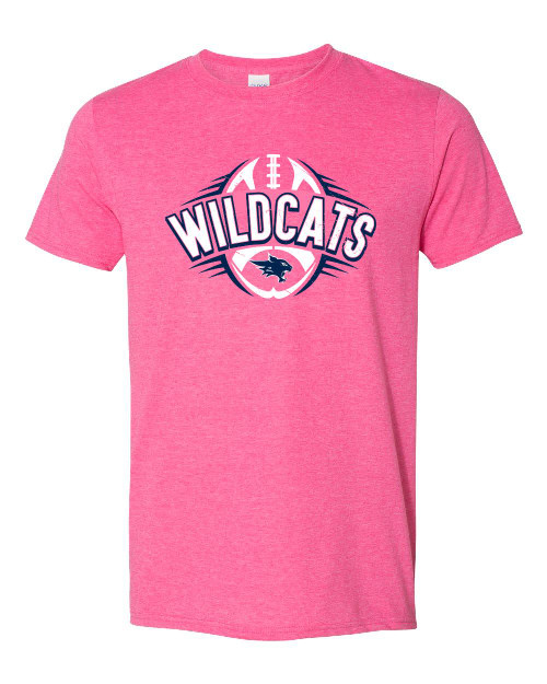 WWJH Football Pink Cotton T-shirt (Gildan Softstyle)