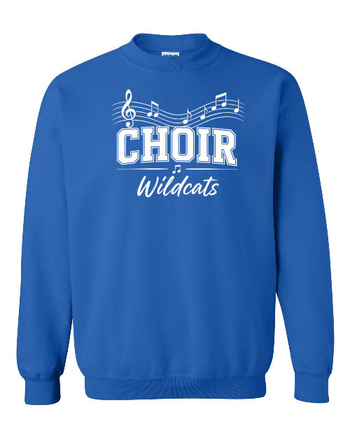 WWJH Choir Royal Sweatshirt (Gildan)