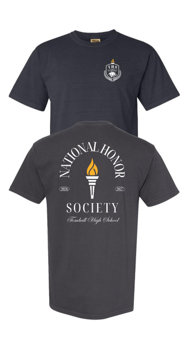 THS National Honor Society Graphite T-Shirt (Comfort Color)
