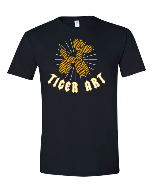 West Intermediate Art Black T-shirt (Gildan Softstyle)