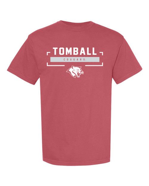TIS Tomball Crimson Spirit T-shirt (Comfort Color)