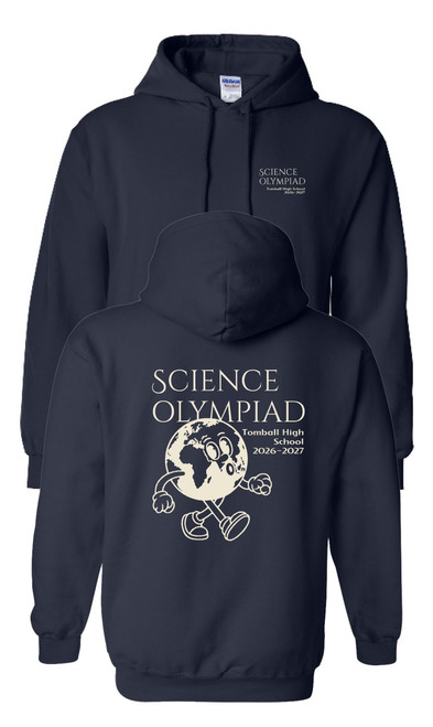 THS Science Olympiad Navy Hoodie (Gildan)