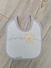 Personalised  Spanish Bibs  teddy bear design   3 colours