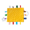 Personalised Taggies yellow or pink blanket comforter taggy security with toys NEW 2023