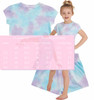 LIMITED STOCK Personalised Girls Pyjama Set 100% Cotton PJ's Short Sleeved Pjs Tie Dye Summer Nightwear Embroidered Name age 2-6yrs