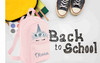 Personalised Water bottle , backpack,lunchbox unicorn design PRINTED