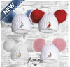 DOUBLE POM POM  PETER RABBIT  HATS 7 COLOURS r1