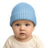 CT02 NEW BABY 1x1 RIBBED TURN UP HAT