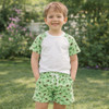 KWC9344PT PALM TREE PRINT SHORT SLEEVE SET