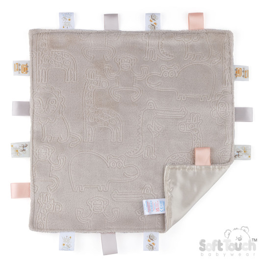 RC305-BI: BISCUIT Embossed Taggie Comforter RC305-BI: BISCUIT Embossed Taggie Comforter