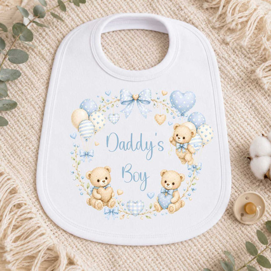 DADDYS BOY TEDDY BEAR DESIGN
