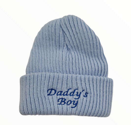 Daddys Boy embroidered blue hat Daddys Boy embroidered blue hat