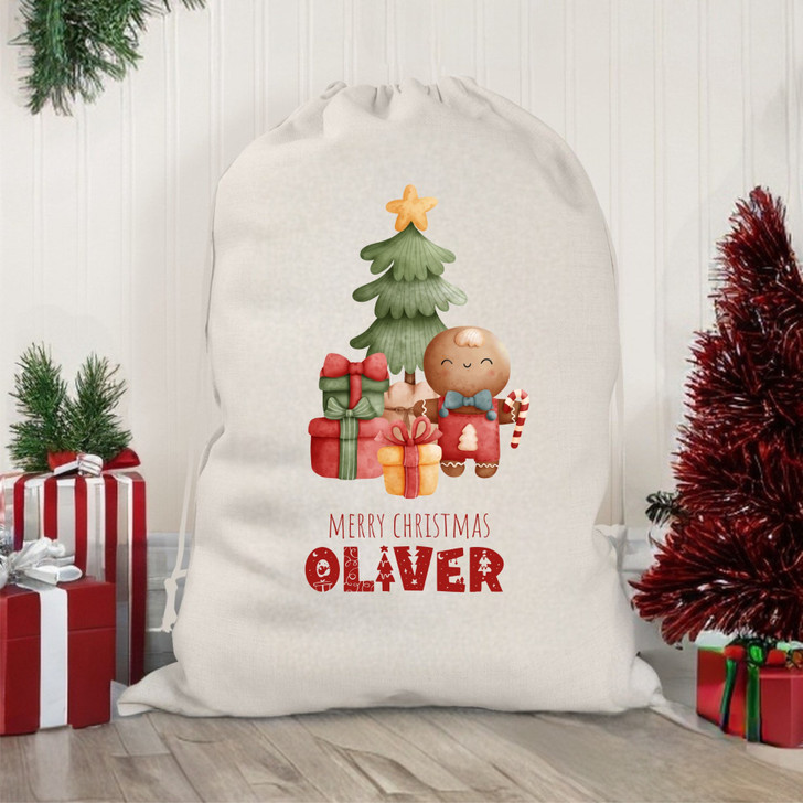 PERSONALISED CHRISTMAS SACK  gift bag  presents