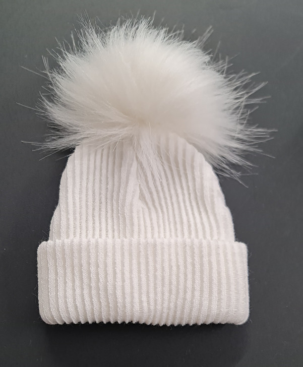 CT92 2ND SIZE SELF COLOUR 1 GIANT FUR POM POM