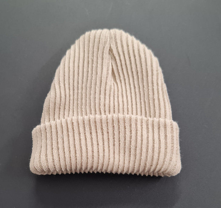 CT03 NEW BABY 1x1 RIBBED TURN UP HAT 4 COLOURS
