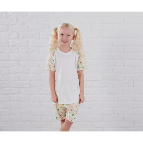 KWC9344BF BUTTERFLY  PRINT SHORT SLEEVE SET