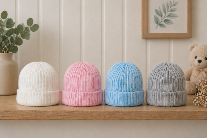 CM1740-2: Baby Rib Knit Hat (3-12 Months)