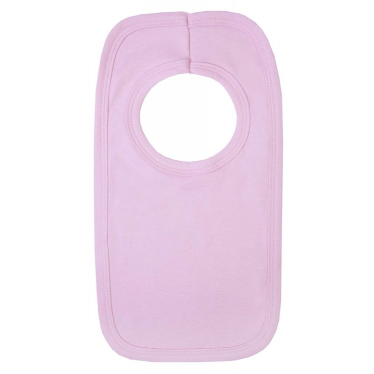 Blank Pull Over Bibs in Pink