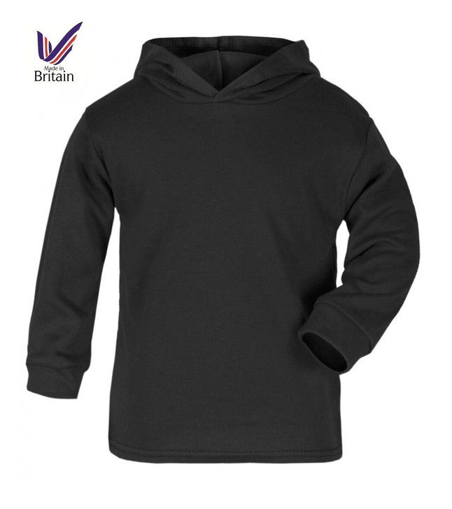 Black Cotton Hoodies