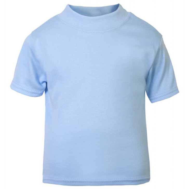 Baby and Toddler Blank T-Shirt in Light Blue