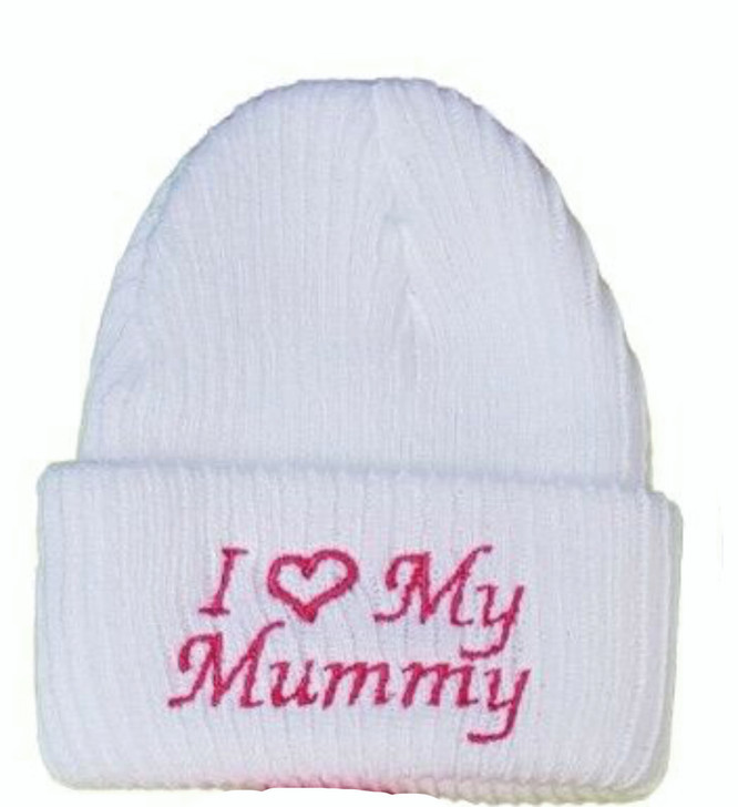 I LOVE MY MUMMY  embroidered hat