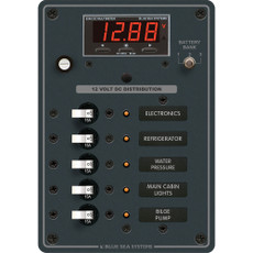 Blue Sea 8401 DC 5 Position w\/Multi-Function Meter [8401]