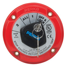 Perko Medium Duty Battery Selector Switch w\/Key Lock [8502DP]