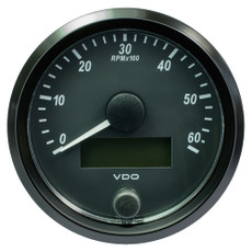 VDO SingleViu 80mm (3-1\/8") Tachometer - 6,000 RPM [A2C3833010030]