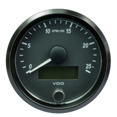 VDO SingleViu 80mm (3-1\/8") Tachometer - 2500 RPM [A2C3832970030]
