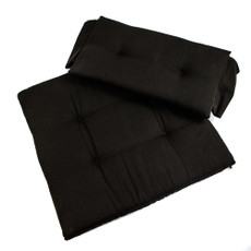 Whitecap Seat Cushion Set f\/Directors Chair - Black [97241]