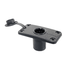 Scotty 244 Flush Deck Mount w\/Rain Cap [244-BK]