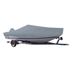 Carver Sun-DURA Styled-to-Fit Boat Cover f\/20.5 V-Hull Center Console Fishing Boat - Grey [70020S-11]