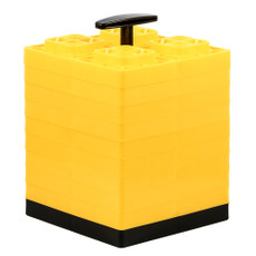 Camco FasTen Leveling Blocks w\/T-Handle - 2x2 - Yellow *10-Pack [44512]